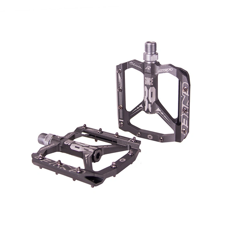 Bicycle Aluminum Alloy Pedal Wide Flat Plate Comfortable Pedal Mountain Bike Du Peilin Bearing Pedal